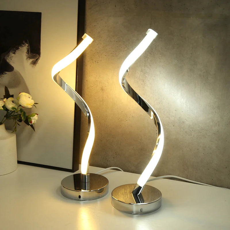 Luminária Abajur de Mesa Modelo Spirale